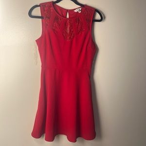 Speechless Women Red Sleeveless Stretch